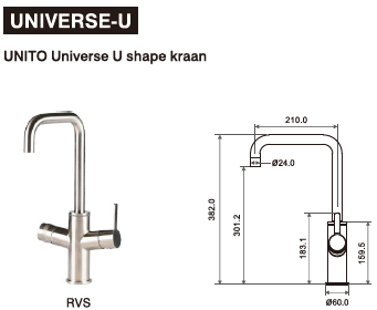 Universe U 3-in-1 kraan
